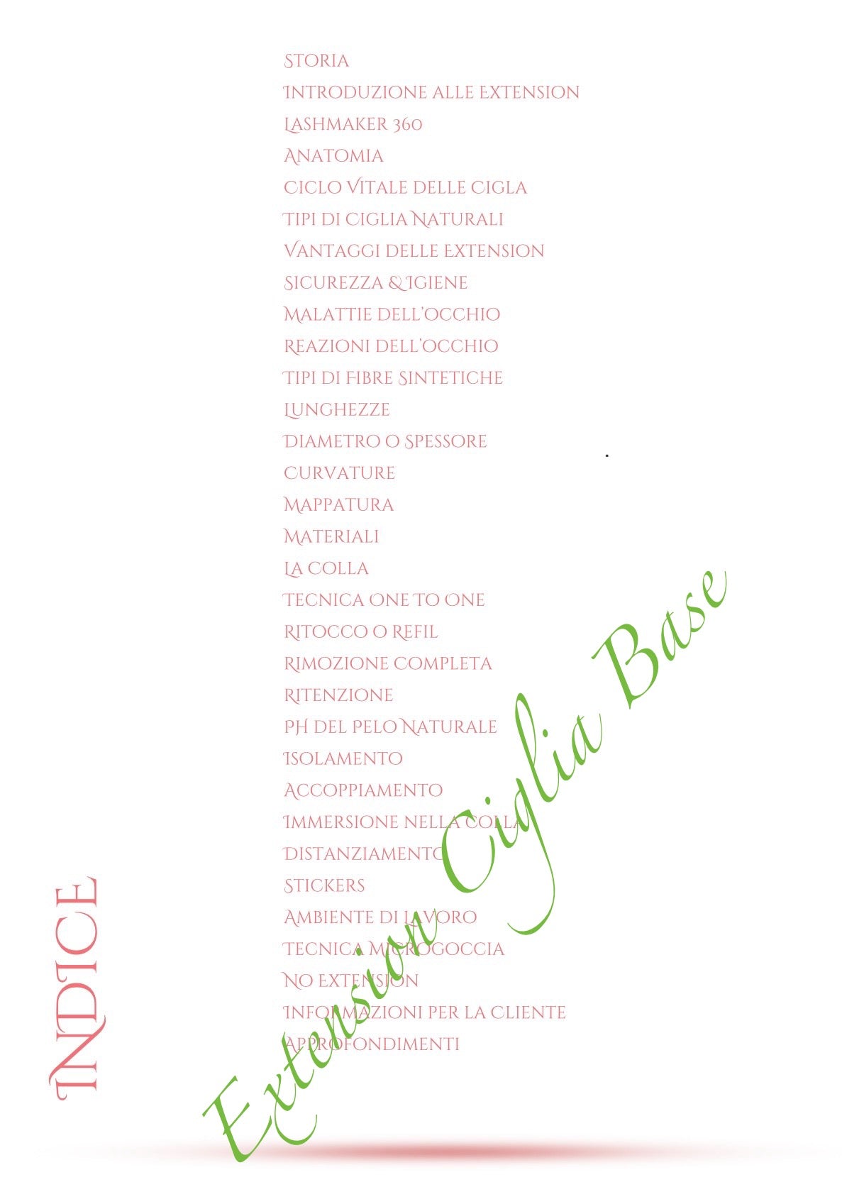 eBook Starter extension ciglia base